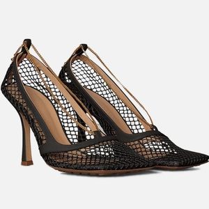 Bottega Veneta Mesh Stretch Pumps